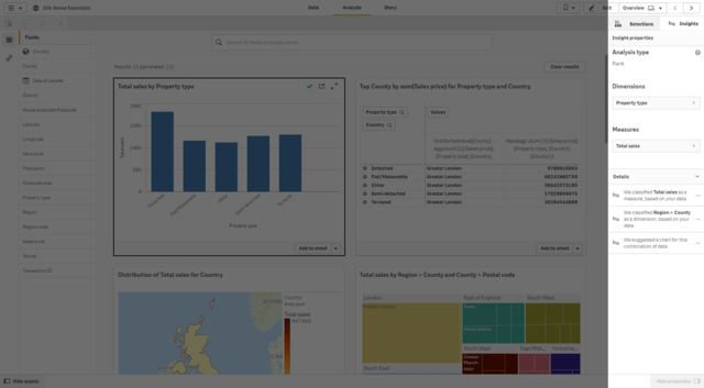 Qlik Sense September 2019 - Qlik Insight Advisor