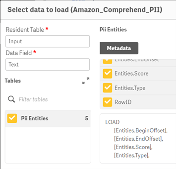 Using ML to obfuscate PII data in Qlik - Amazon Comprehend
