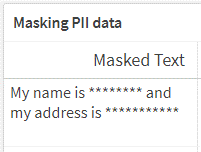 Masking PII data - Qlik Sense SaaS November 2021