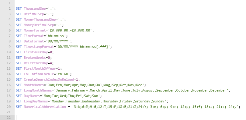 Qlik App Configuration Qlik App Configuration