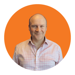 Simon orange round